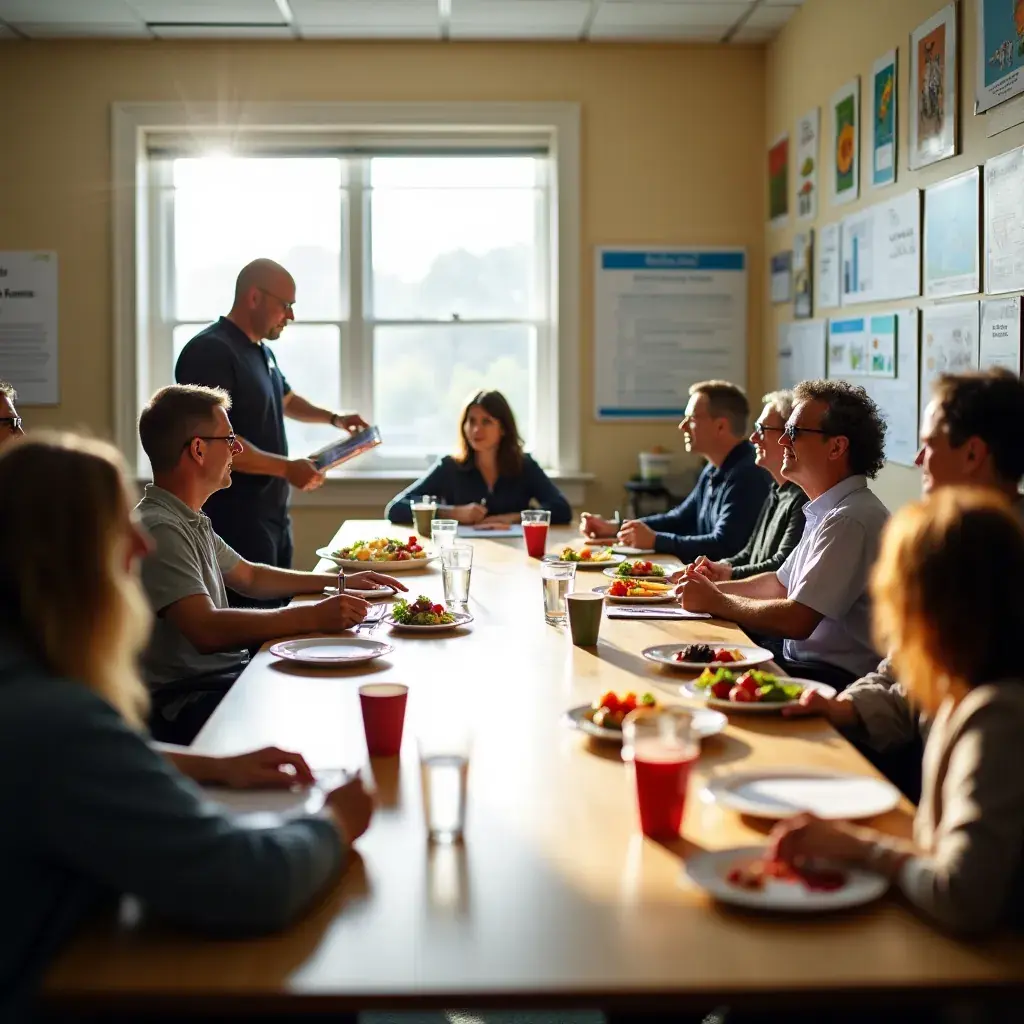 Modern office environment